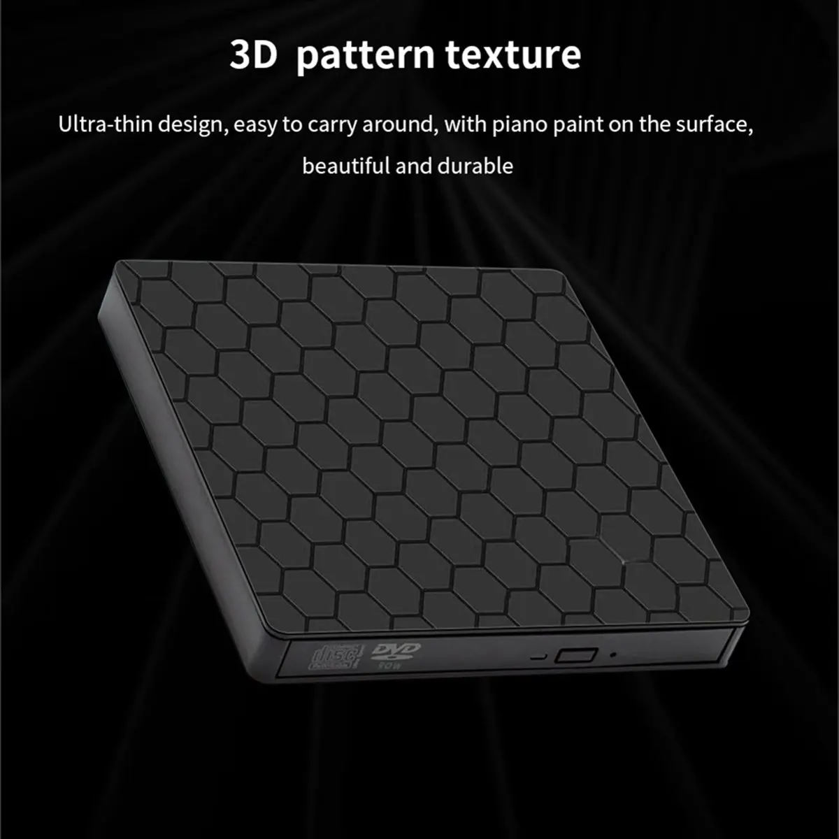 A40I 2in1 USB3.0 C سليم خارجي DVD RW CD الكاتب محرك الموقد قارئ لاعب محركات الأقراص الضوئية لأجهزة الكمبيوتر المحمول DVD الموقد #1