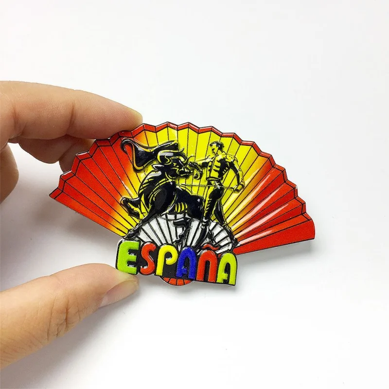 

Spanish Style Fan Pattern Travel Souvenir Magnetic Fridge Magnet