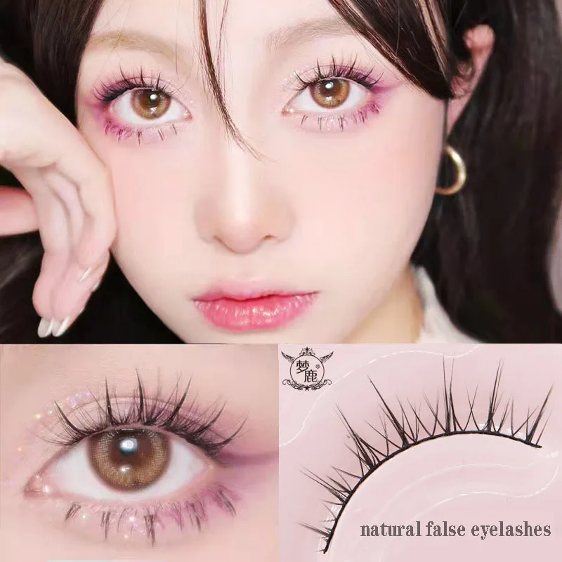 Natural False Eyelashes Simulation Slender intersect Little Devil Double Eyelid Comic Eye Lash Tool