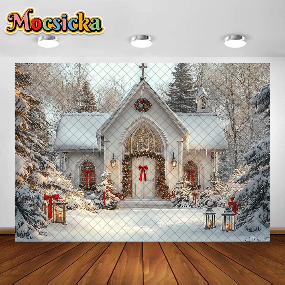 Зимний Рождественский фон для фотосъемки Рождественская елка украшение для кабины детские праздничные Портретные фоны для фотосъемки реквизит для студии