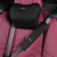 Car Memory Foam Neck Pillow Backrest Cushion Car Safety Belt Cover Shoulder Pad For Toyota GR Yaris Corolla Prius CHR Land Cruis