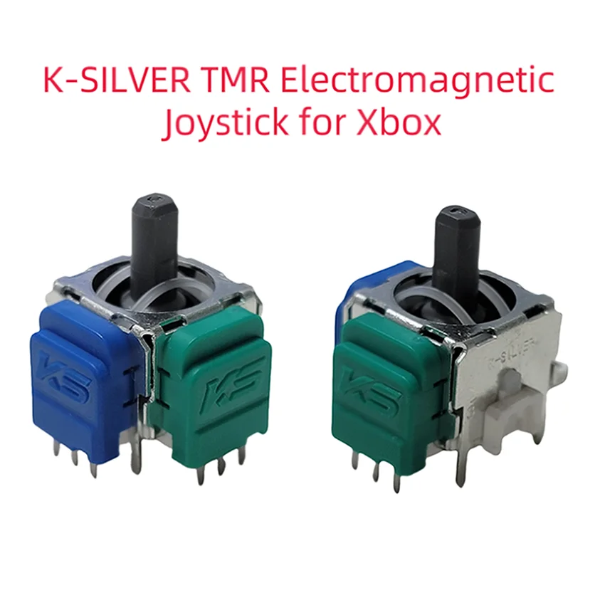 2pcs K-SILVER TMR Electromagnetic Joystick for XBOX Gamepad Controller Repair Replacement Tunnel Magnetic Resistance Joysticks