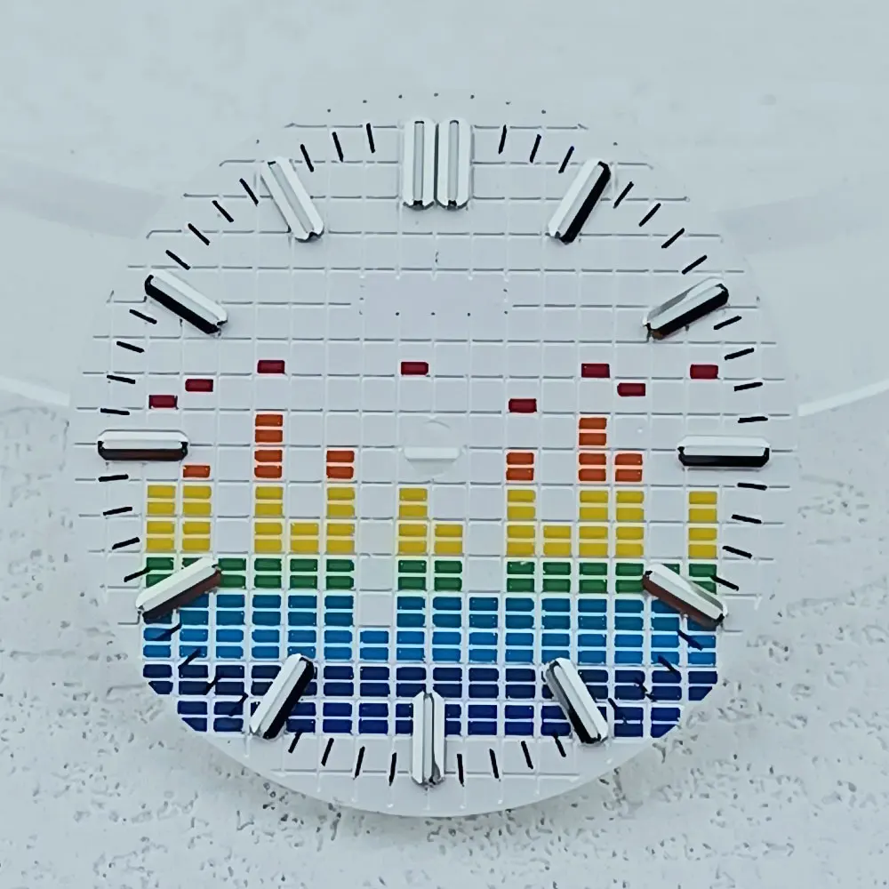 28.5mm new music watch dial suitable for NH series 35 movement /miyota8215 movement, mechanical watch accessories