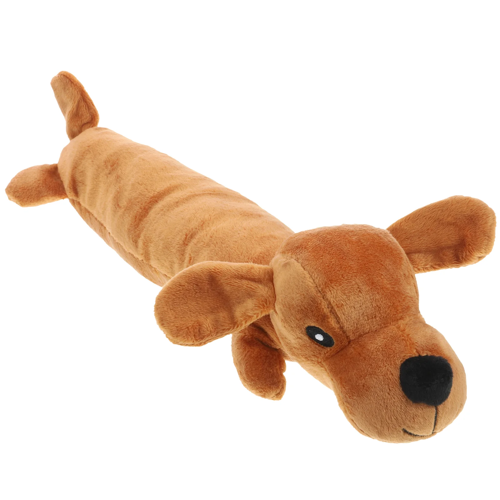 

Pet Plush Toys Dog Chew Toys Puppy Cats Biting Sound Squeaky Toys Cartoon Sausage Dog