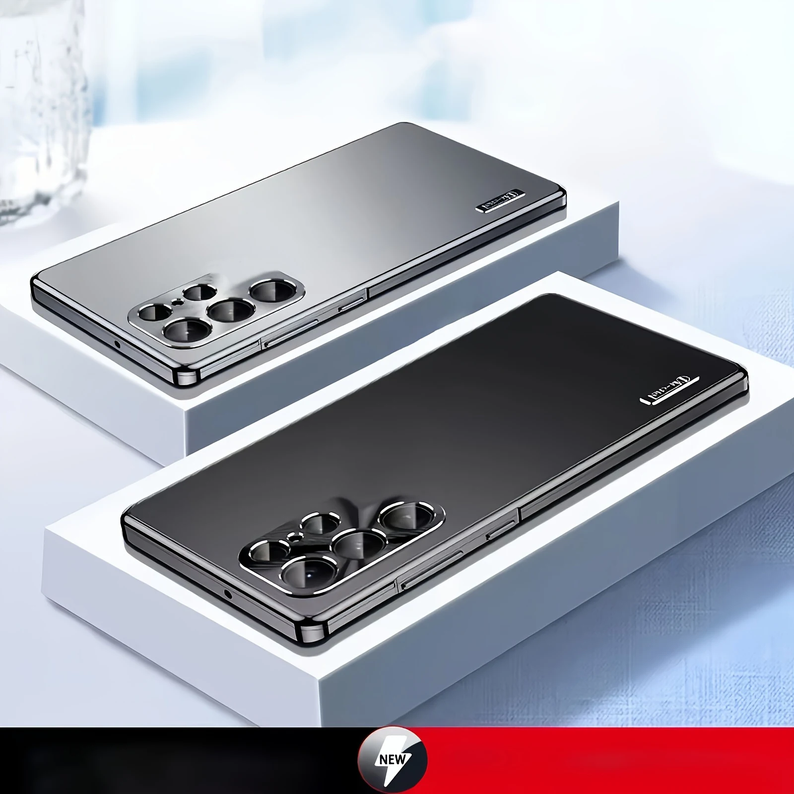 For Samsung Galaxy S26 S25 S24 Ultra phone case aviation aluminum alloy frame matte backplate ultra-thin anti drop back cover