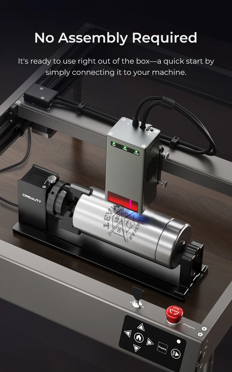 ロータリーキットプロアップグレード付きレーザー彫刻機,回転式彫刻機