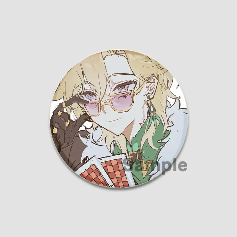 32/44/58 مللي متر الساخن لعبة هونكاي: ستار السكك الحديدية شخصية بوثيل زر دبوس لطيف دان هنغ بروش الكرتون شارة ألعاب والمعجبين جمع #6