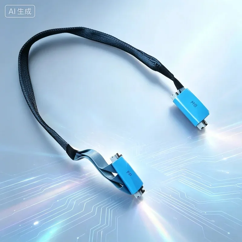 A++SY Aftermarket Front Control‑Panel Switch Cable for Dell R230 4‑Bay Server 793GM