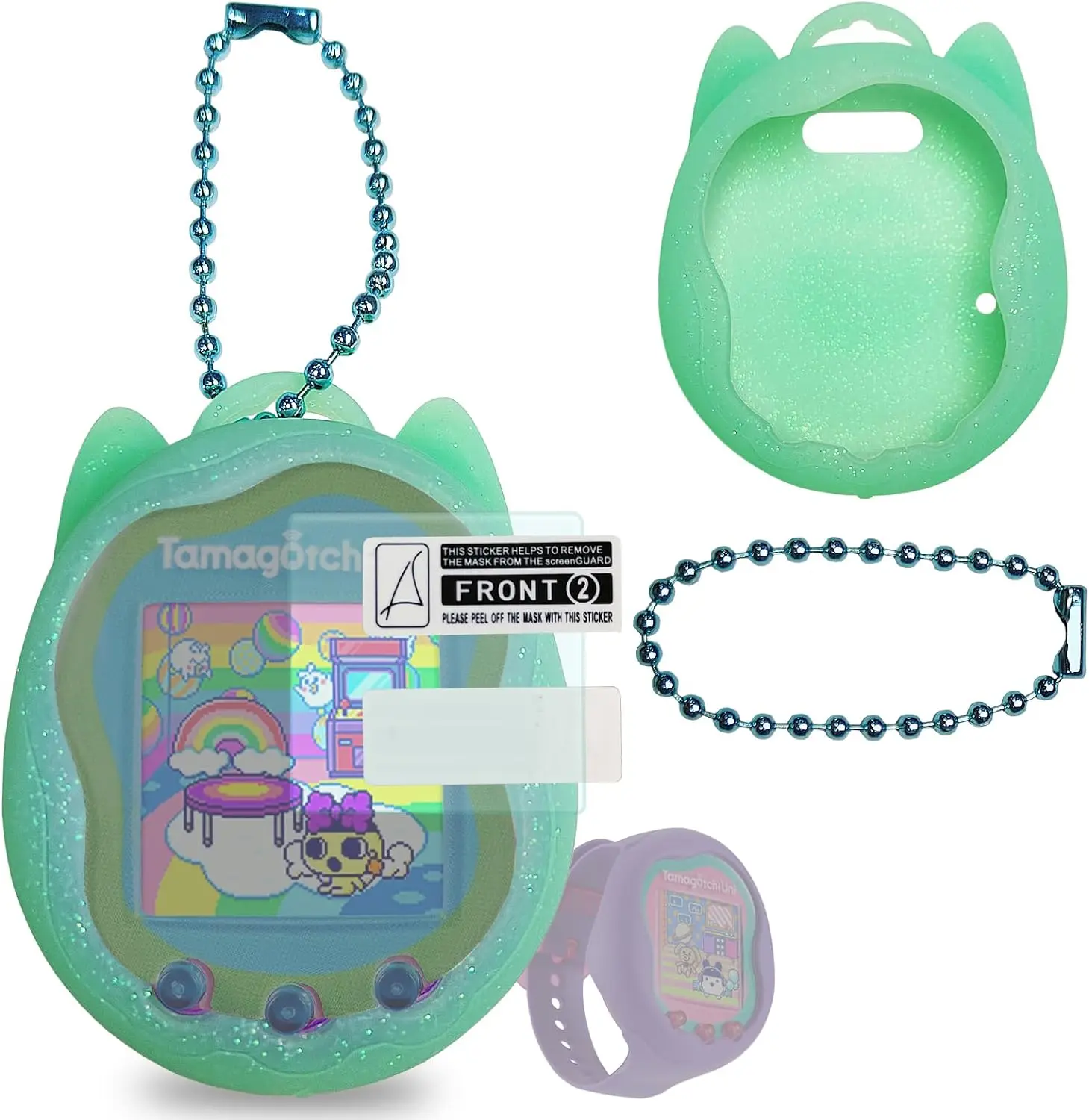 Silikon-Schutzhülle Für Tamagotchi Connection – Kratzfester Displayschutz, In Lila, Blau Oder Pink, Inkl. Umhängeband – Perfekte Passform Für Dein Virtuelles Haustier Silikon-Schutzhülle Für Tamagotchi Connection – Kratzfester Displayschutz, In Lila, Blau Oder Pink, Inkl. Umhängeband – Perfekte Passform Für Dein Virtuelles Haustier