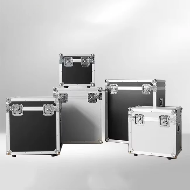 Aluminum Durable Custom OEM  Flight Cases with EVA Safe Foam Inside for Wheel OEM Storage Customizable Tool Cases