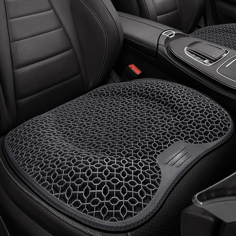 1 Stück Gel-Sitzkissen – Wabendesign für Auto/Büro | Atmungsaktive und maschinenwaschbare Unterlage, ergonomische Unterstützung und leicht