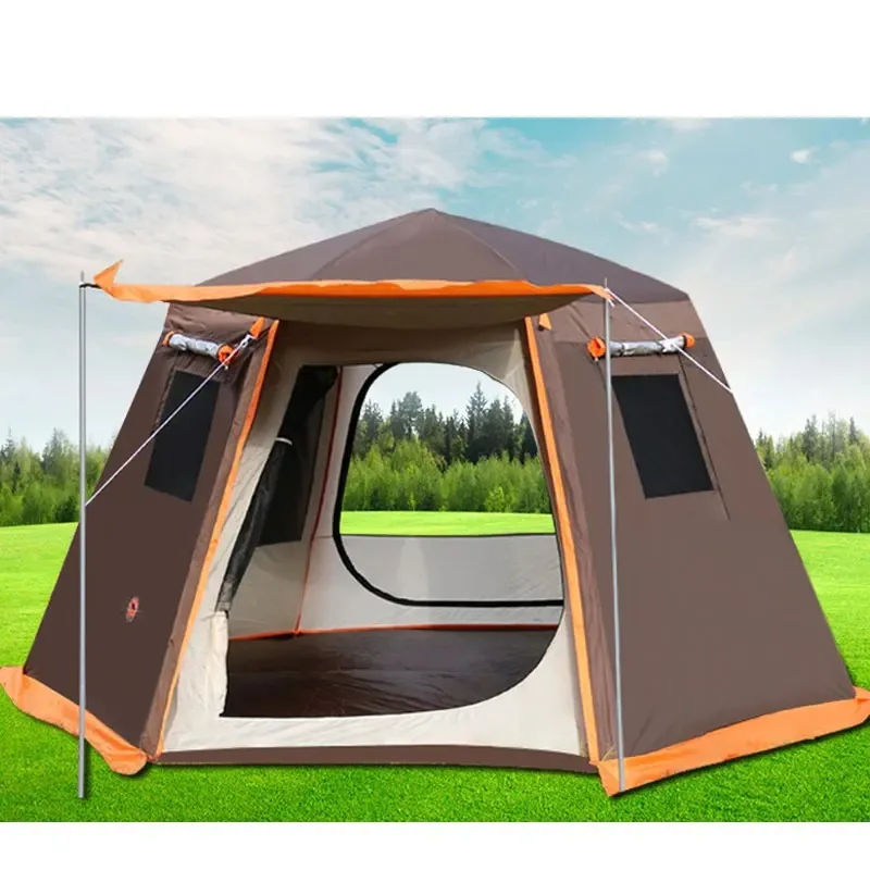 

Customized Waterproof Family Foldable Camping Tents Outdoor 3-4 Persons Tent Portable Tents