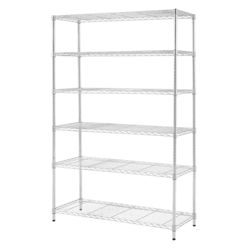 Hyper Tough Chrome Wire Shelf 6-Tier 72