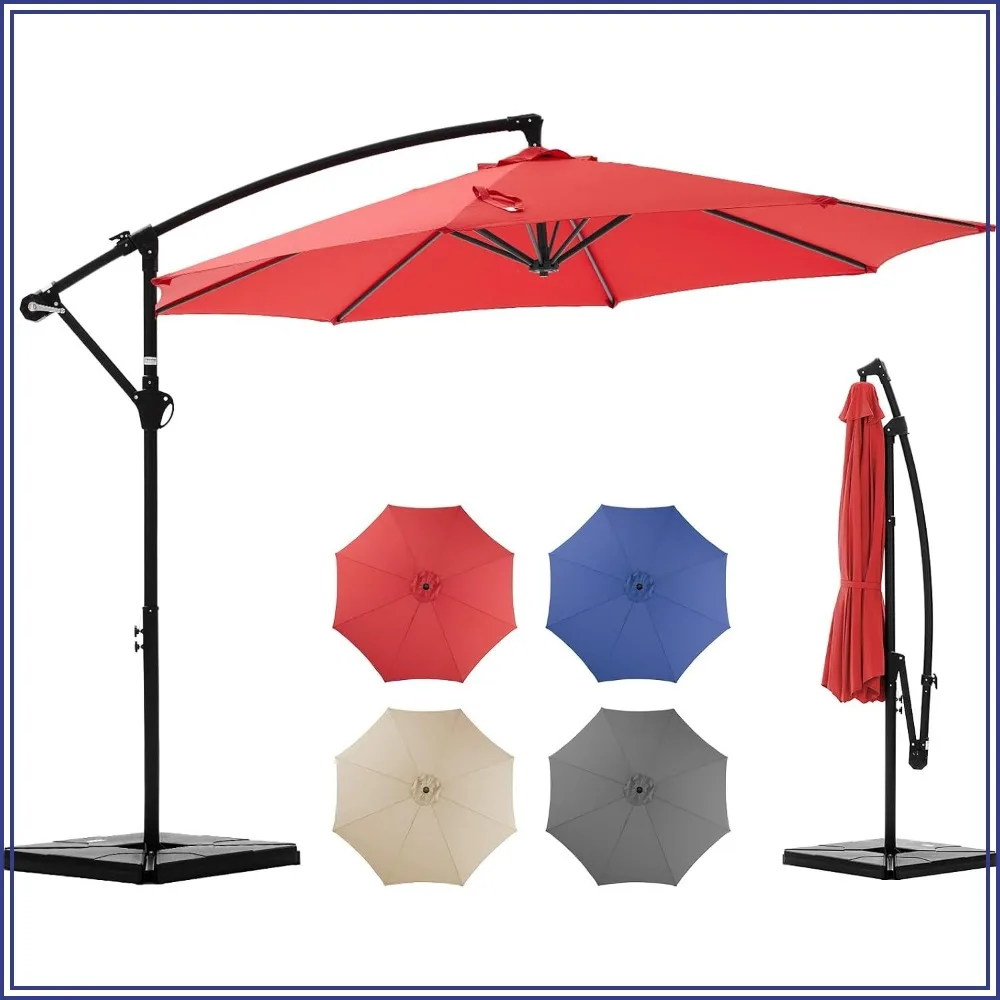 bed bath & beyond patio umbrellas Garden Winds Replacement Canopy Top Cover for The BBB 11ft Offset Umbrella providing ample shade for your outdoor furniture or dining set Outdoor Patio Beach Umbrella Bed