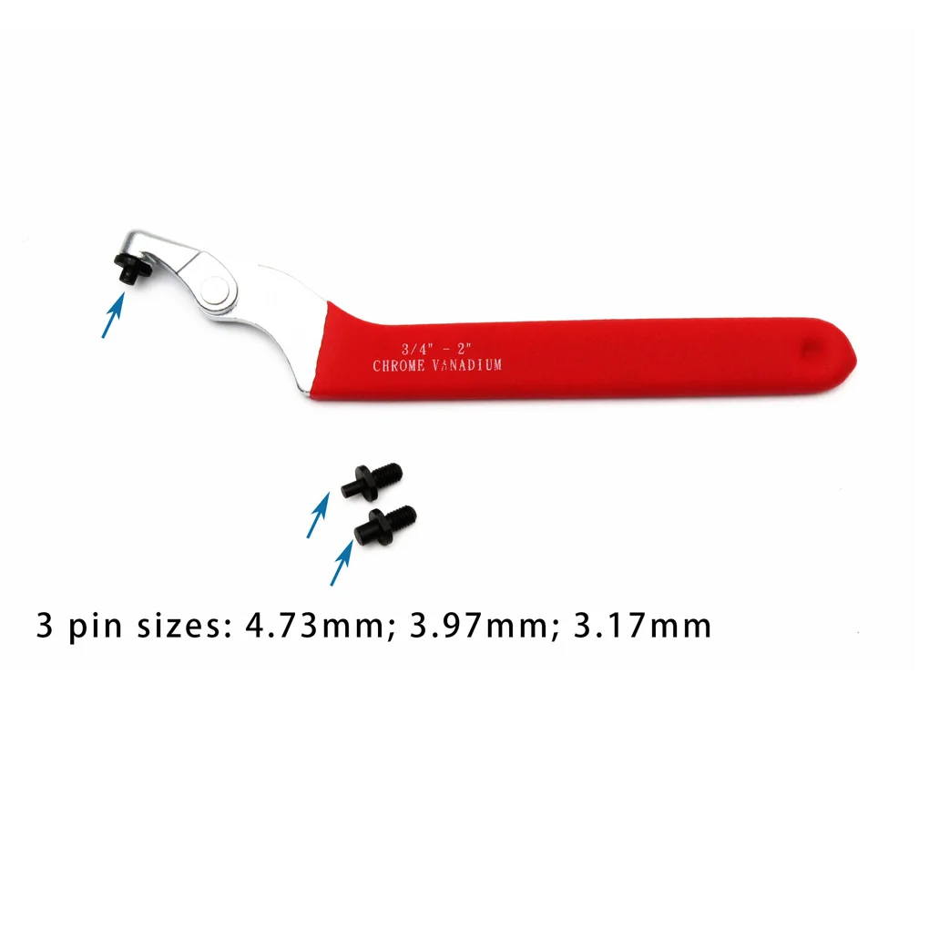 Round Head Removable Scuba Diving Regulator Controller Adjustable Pin Spanner Wrench Coated Diving Equipment