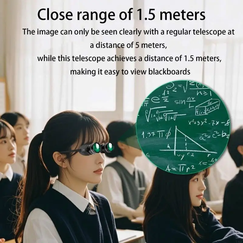 زوج احترافي من النظارات الميدانية ذات العدسات الموضوعية بسعة تكبير 3x وتقنية مقاومة الماء Y4QC