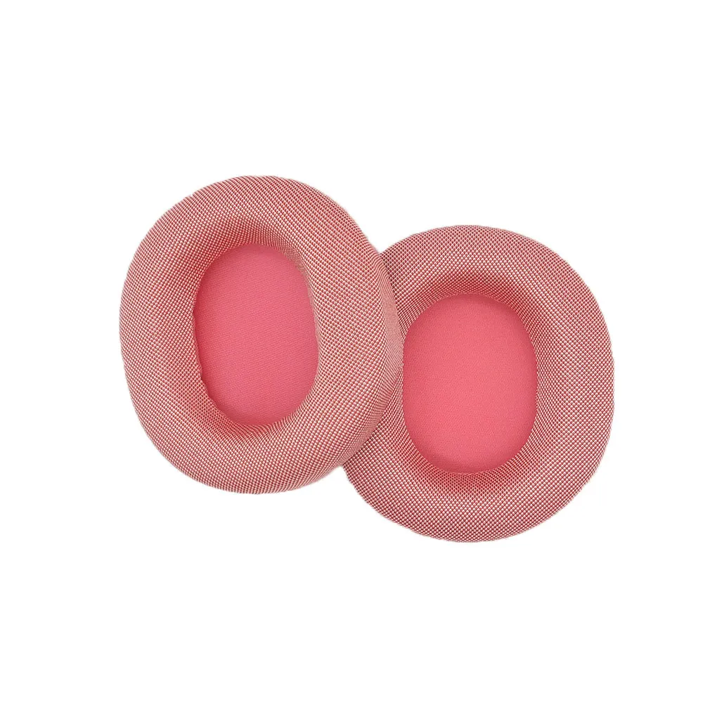Almohadillas para los oídos, cojín de repuesto transpirable para auriculares Arctis 3 5 7, color rojo