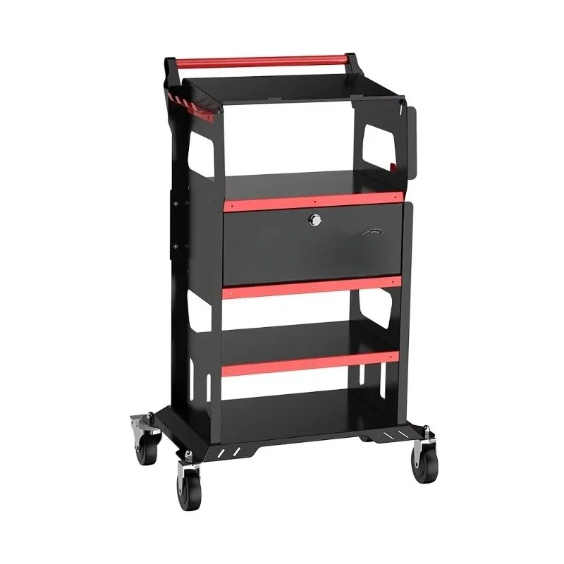 OEM-supported tool cabinet locks power diagnostic cart