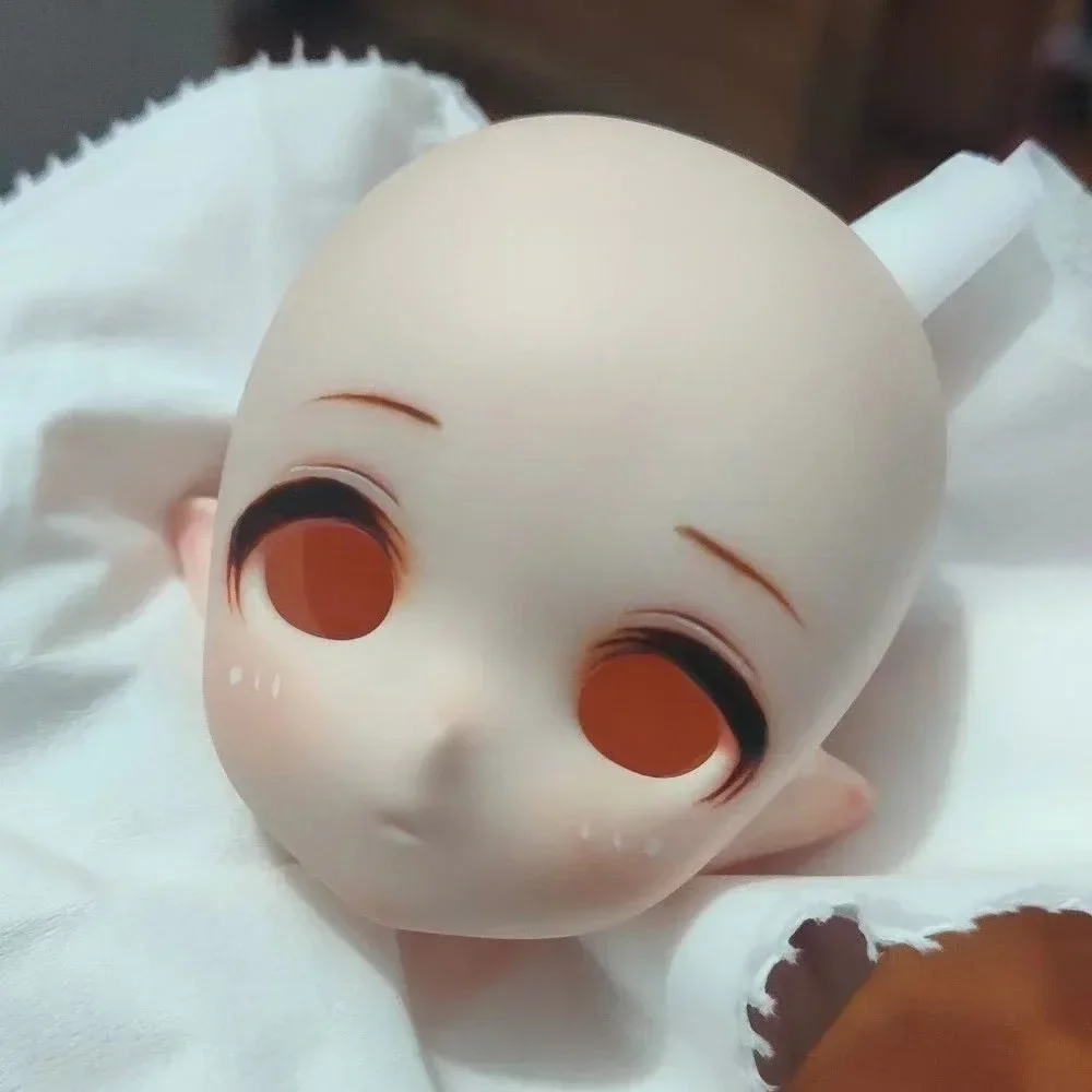 (Customized) 2025 New 1/4 Imomodoll Makeup Doll's Head White/Tan Skin Customized Makeup Doll Head