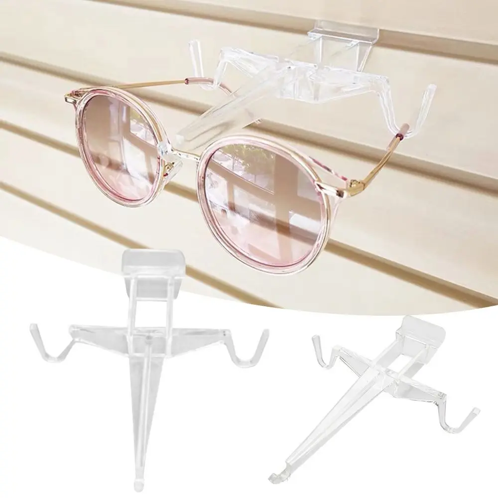 Portable Punch-free Sun-glasses Display Holder Wall Mounted Wardrobe Decoration Glasses Storage Rack Portable Home Tidying