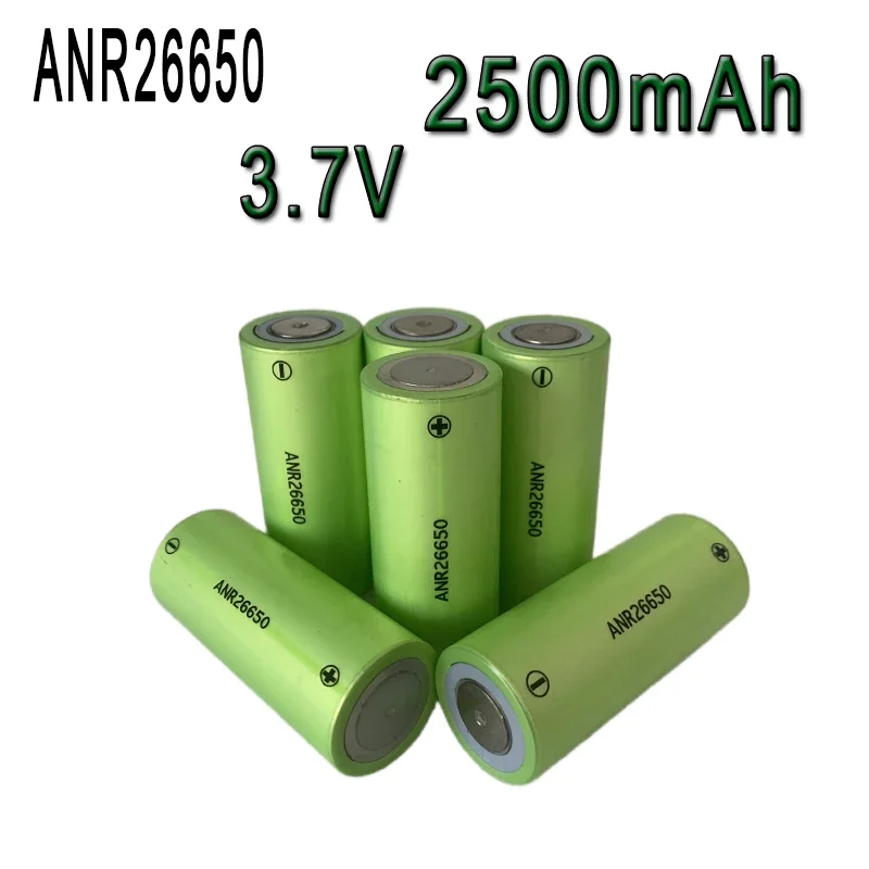 

ANR26650 Rechargeable Battery 3.7v 2500mah Lithium-ion High Discharge Battery