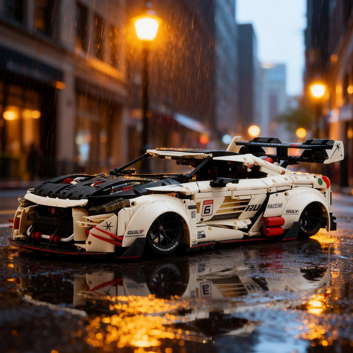 Technische GTR Racing Sport Auto Bouwsteen Baksteen Stad Mechanische Snelheid Voertuig Model Speelgoed Voor Kinderen Verjaardagscadeau MOC