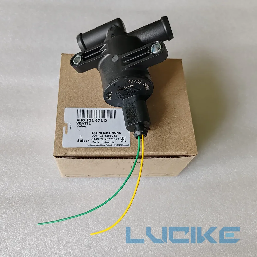 Genuine New Heater Control Valve 4H0121671D, 4H0121671B, 4H0 121 671 D, 4H0 121 671 B Heater Control Valve For AUDI A4 B8, B9 VW