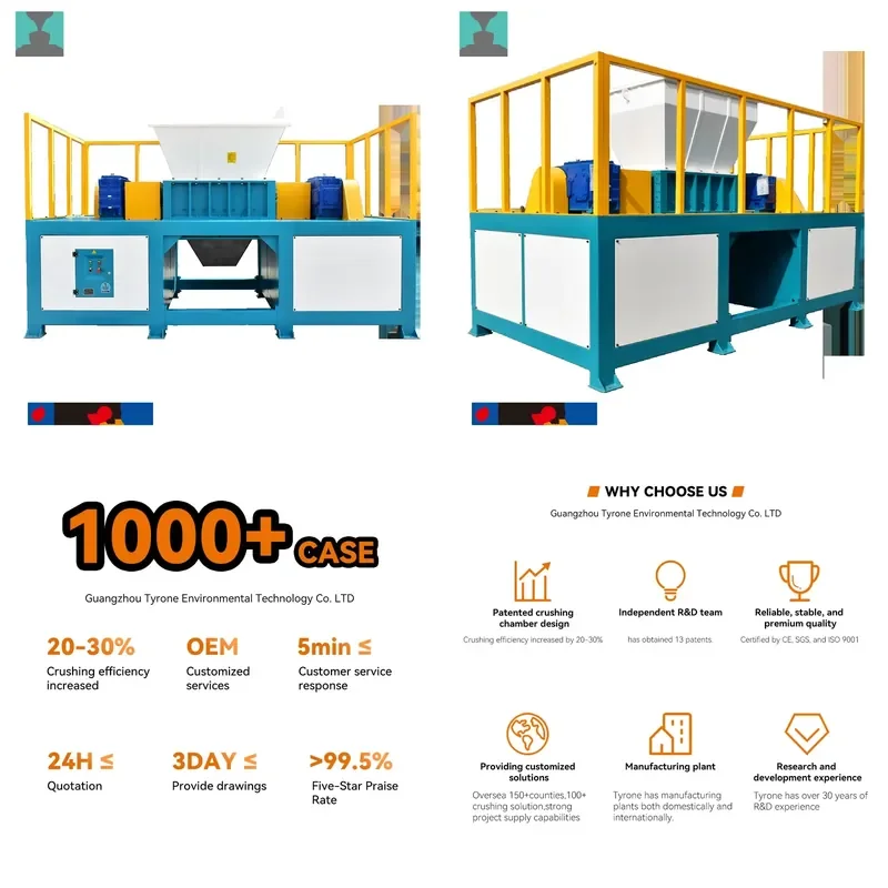 Customized Universal Crusher Factory Price Waste Bottle Home Appliance Casing Crusher Recycling Machine