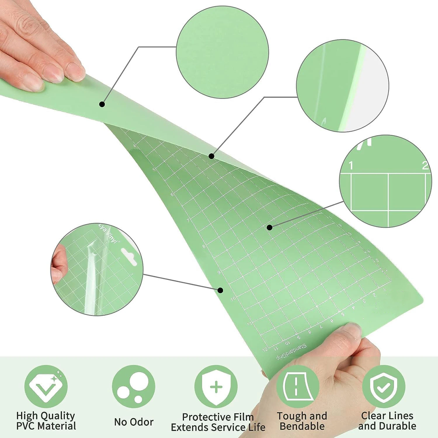 1 PC Cutting Mat for Cricut Joy Machine,Cutting Mats (4.5X12in）