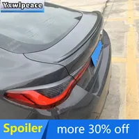 M Style ABS Glossy Black Rear Trunk Lip Spoiler Car Accessories For Bmw 4 Series G26 Gran Coupe 4-Door Sedan 2021-2022