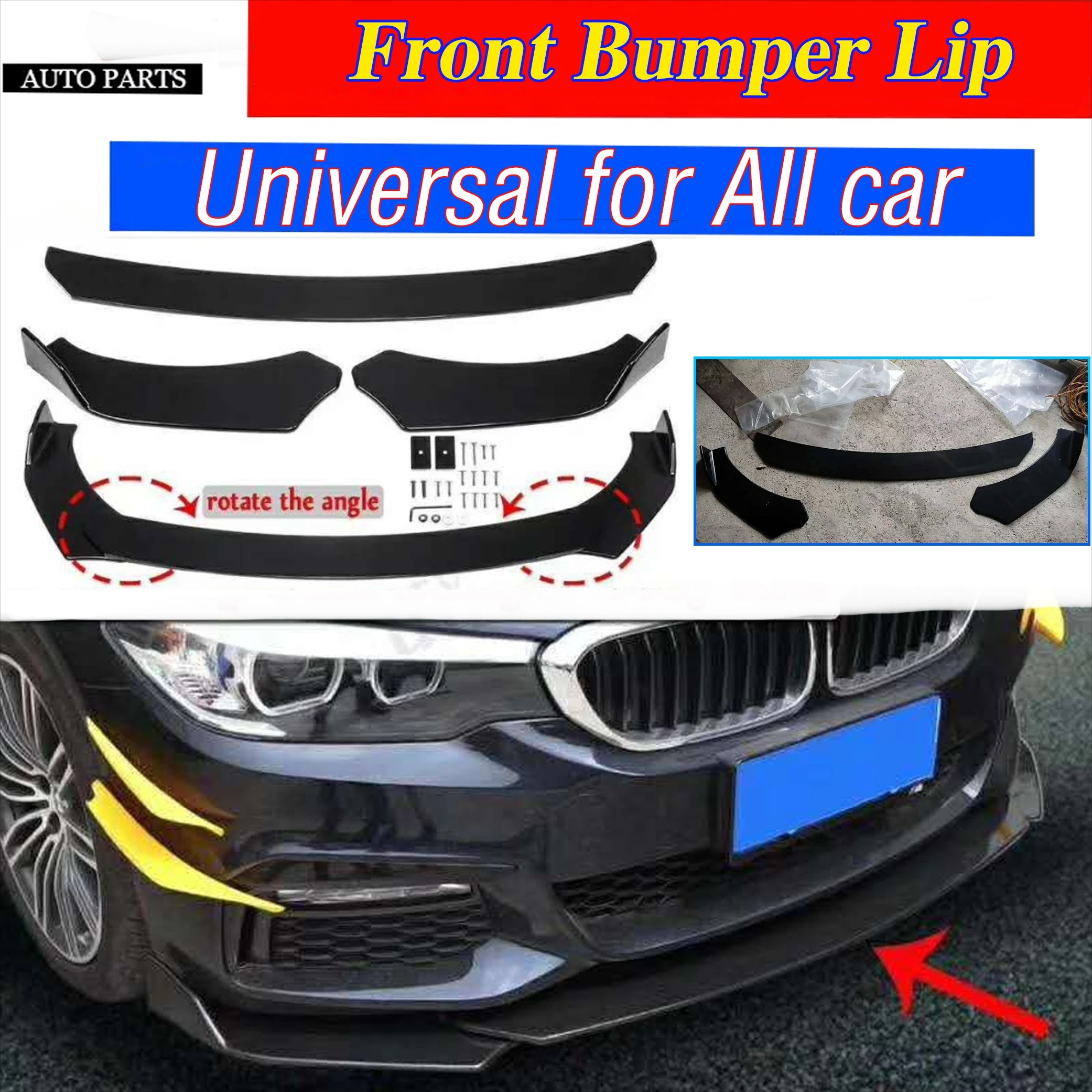 Front Bumper Lip Un…
