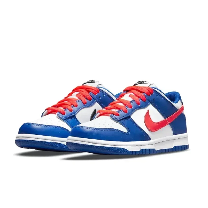 Nike-zapatillas De Skateboard Dunk Low Hommes para mujer, clásicas, Unisexe, Bleu Rouge, CW1590-104