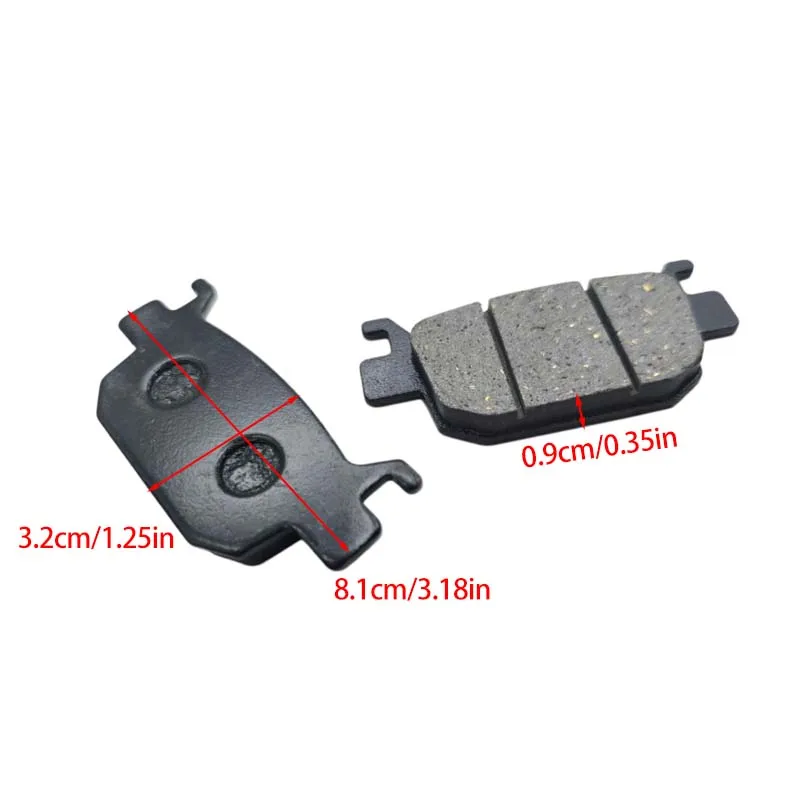 Durable Semi Metallic Motorcycle Brake Disc Pads For Street Bike Scooter Parts