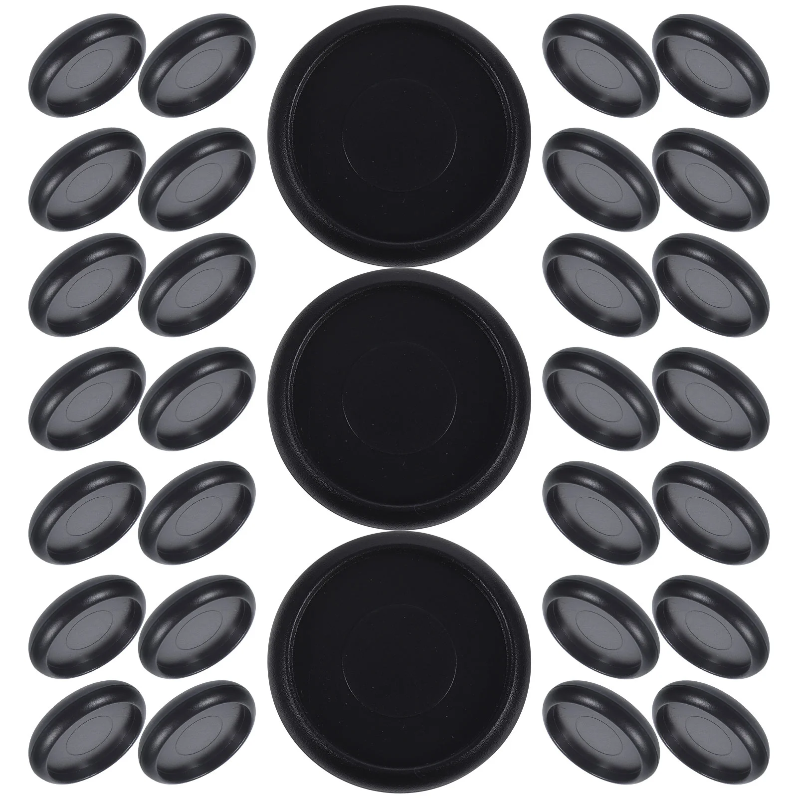 44pcs ABS Plastic Discbound Expansion Discs Binder Rings 11 per Set Smooth Loose Leaf Binding Notebooks Office