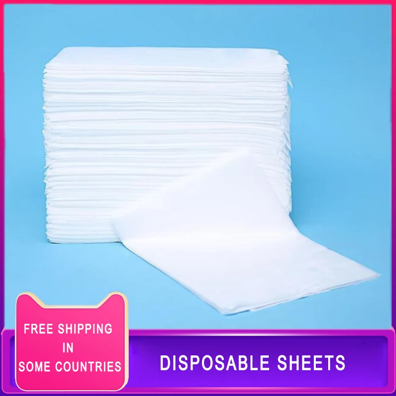 10/20/50/100pcs Disposable Bed Sheets Bedroom Massage Table Sheets Beauty Salon Spa Travel Hotel Thicken Non-woven Fabric Sheet