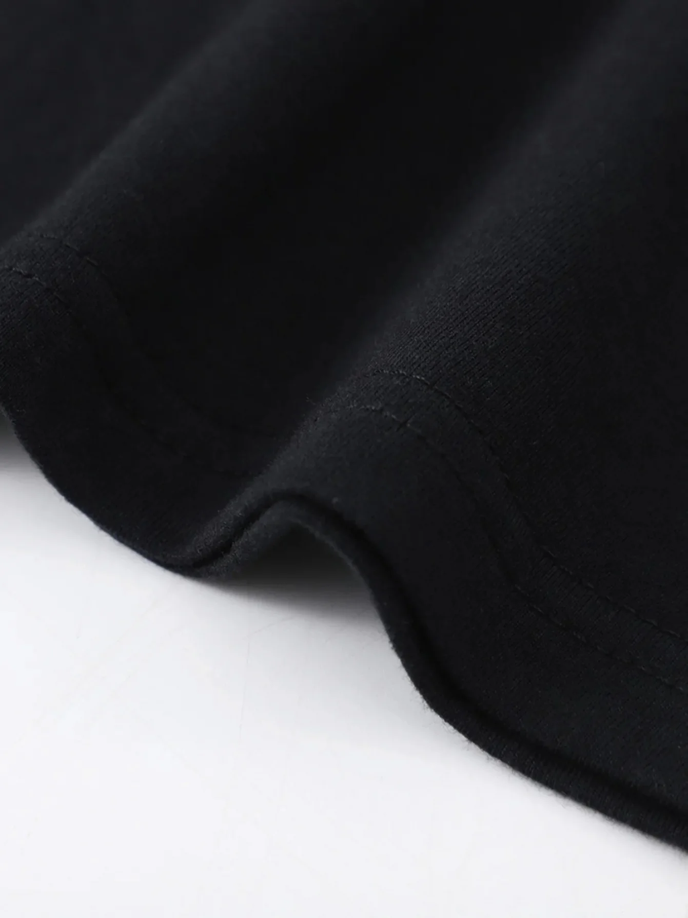 قماش محبوك مسامي، تي شيرت برقبة دائرية بقصة عادية للأنشطة الخارجية والملابس الكاجوال، مادة غير شفافة