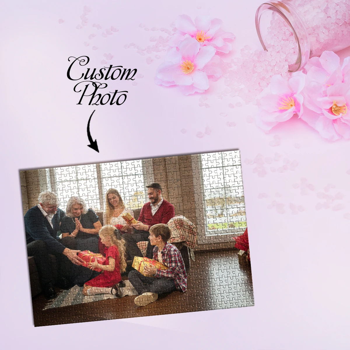 35/150/300/500/1000pcs Custom Photo Personalized Picture Jigsaw puzzle Puzzle Personalised Decompression Puzzles Commemorative g