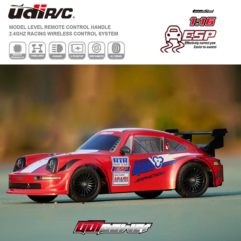 UDIRC 1/16 2.4G 60KM/H RC Brushless Car UD1601 UD1602 UD1603 UD1604 Pro High Speed Off Road 4WD Racing Car