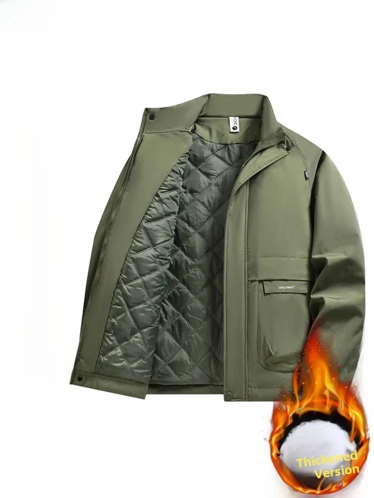 

Мужская зимняя куртка Paul из утепленного хлопка с воротником-стойкой, рабочая одежда, с пуховым наполнителем, спортивная, модная, молодежная, культурная.