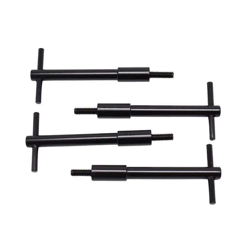 Aluminum Valve Cover Hold T-Bar Wing Nut Bolts 1/4"- 20 4Pcs Black For SBC BBC Chevy Ford Dodge 265 273 318 340 Engines view 2
