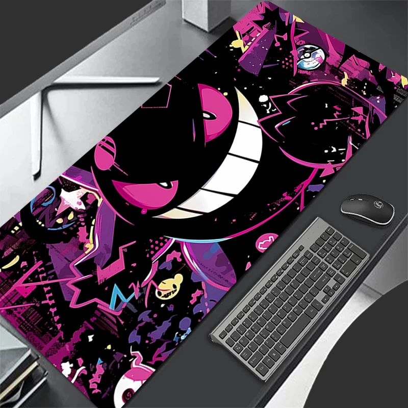 Mouse Pad G-Gengar Gaming Laptops Keyboard Mat Deskmat Pc Accessories Desk Protector Anime Gamer player carpet Kawaii Girl boy