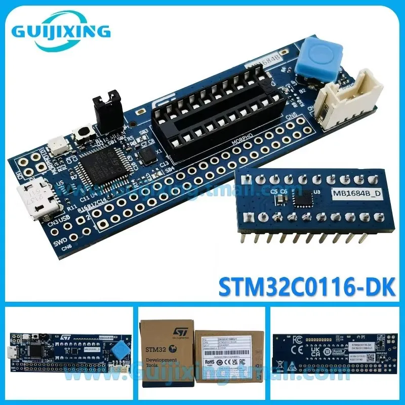 STM32C0116-DK STM32C011F6U6 MCU development board UFQFPN20 to DIL20 module in stock