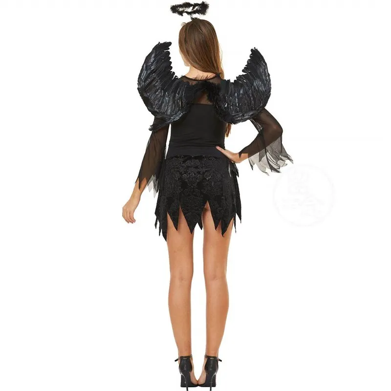

Sexy Dark Angel Costume Women's Halloween Game Uniform Evil Style FPQcCyHl Traditional Chinese Ethnic Stage Wear Spring