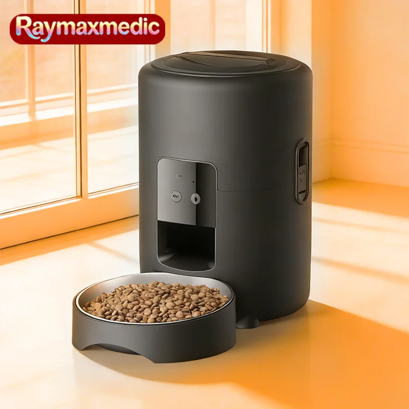 

Автоматическая кормушка для животных Raymax 2L, умный дозатор корма для кошек, управление через Wi-Fi и приложение, автоматическая подача корма для собак, аксессуары для кошек и других питомцев.