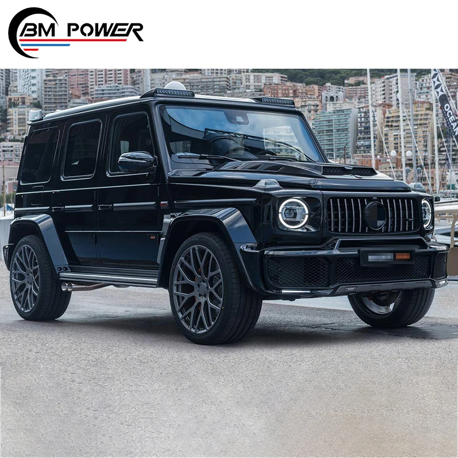 High Quality G class W464 G63 G500 G350 G400 G65 G550 style Dry Carbon Finber car  bonnet For other exterior accessories custom