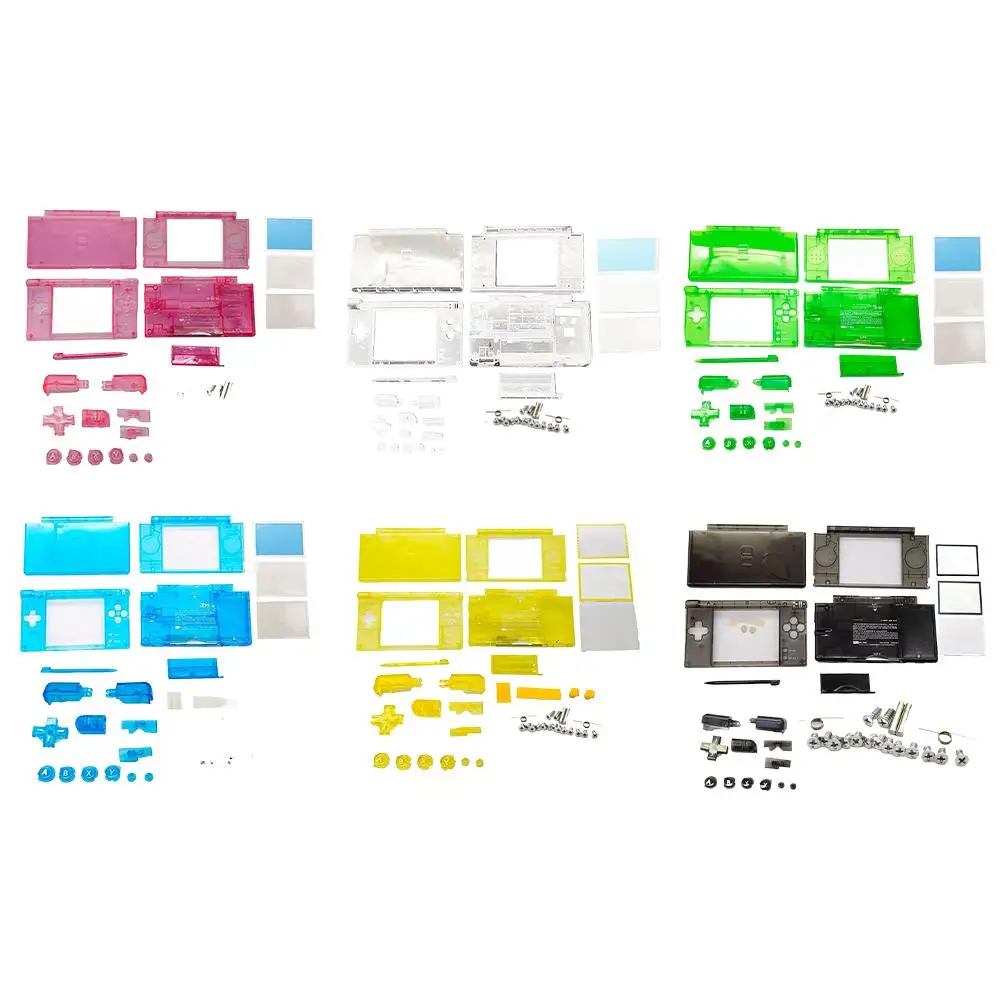 Replacement Housing Shell for Nintendo DS Lite Transparent F