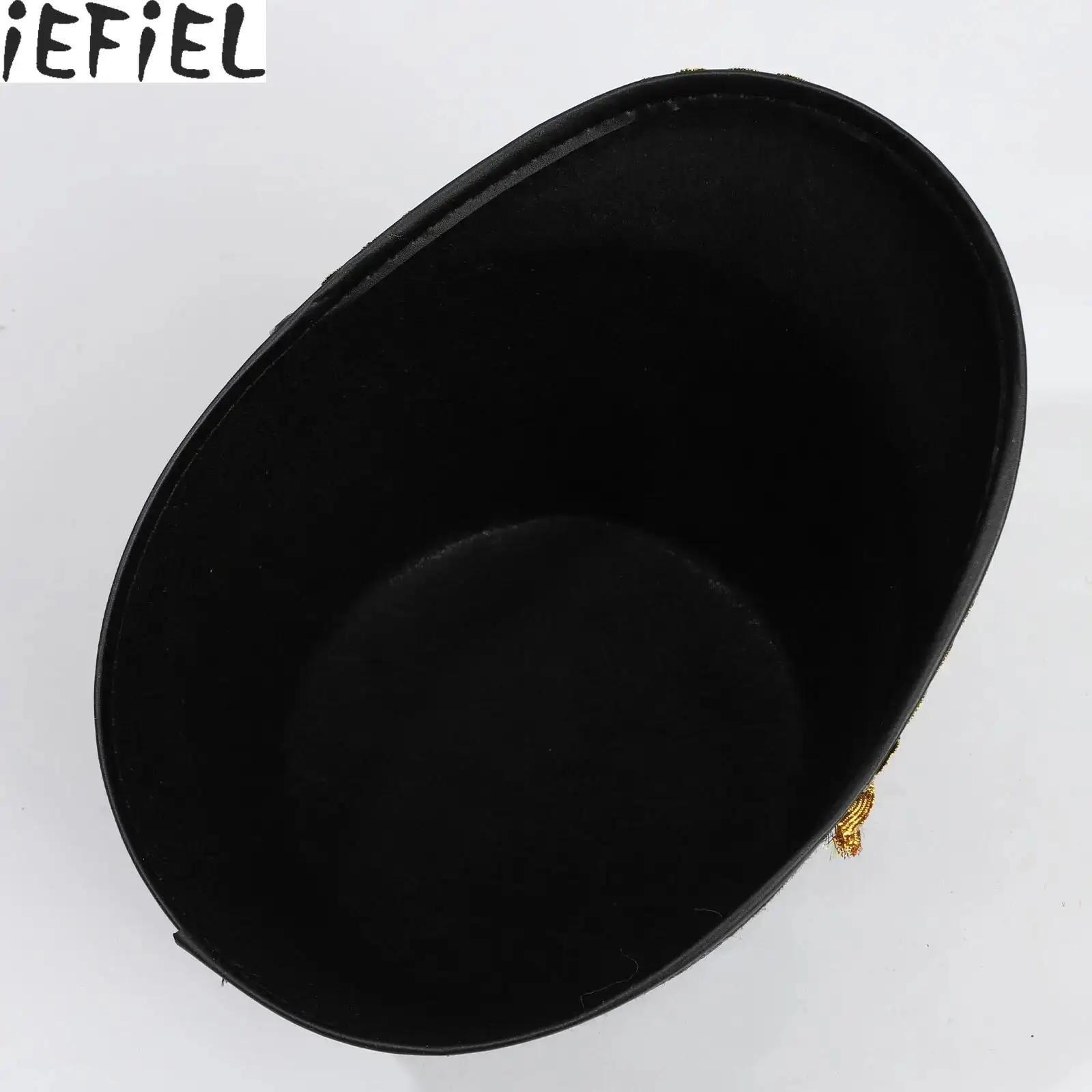 

Majorette Soldier Band Hat Cosplay Knight Costume Drum Team Hat Tassel Epaulet Shoulder Boards Halloween Costume Accessories Set