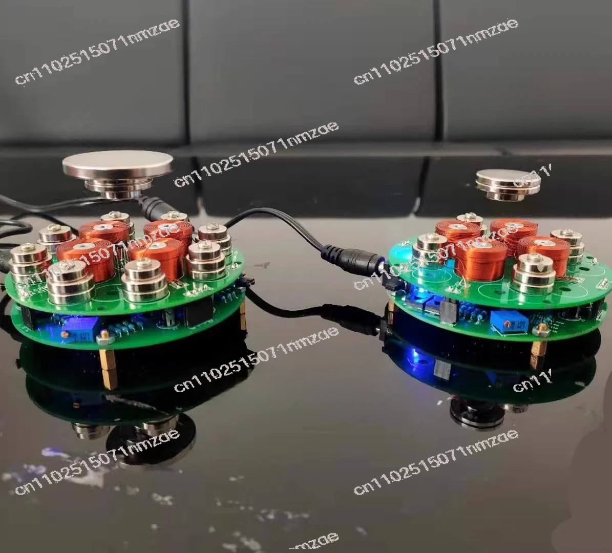 Push-down Magnetic Levitation Kit DIY Electronic Production Learning Parts Finished Fun Science Experiment Set