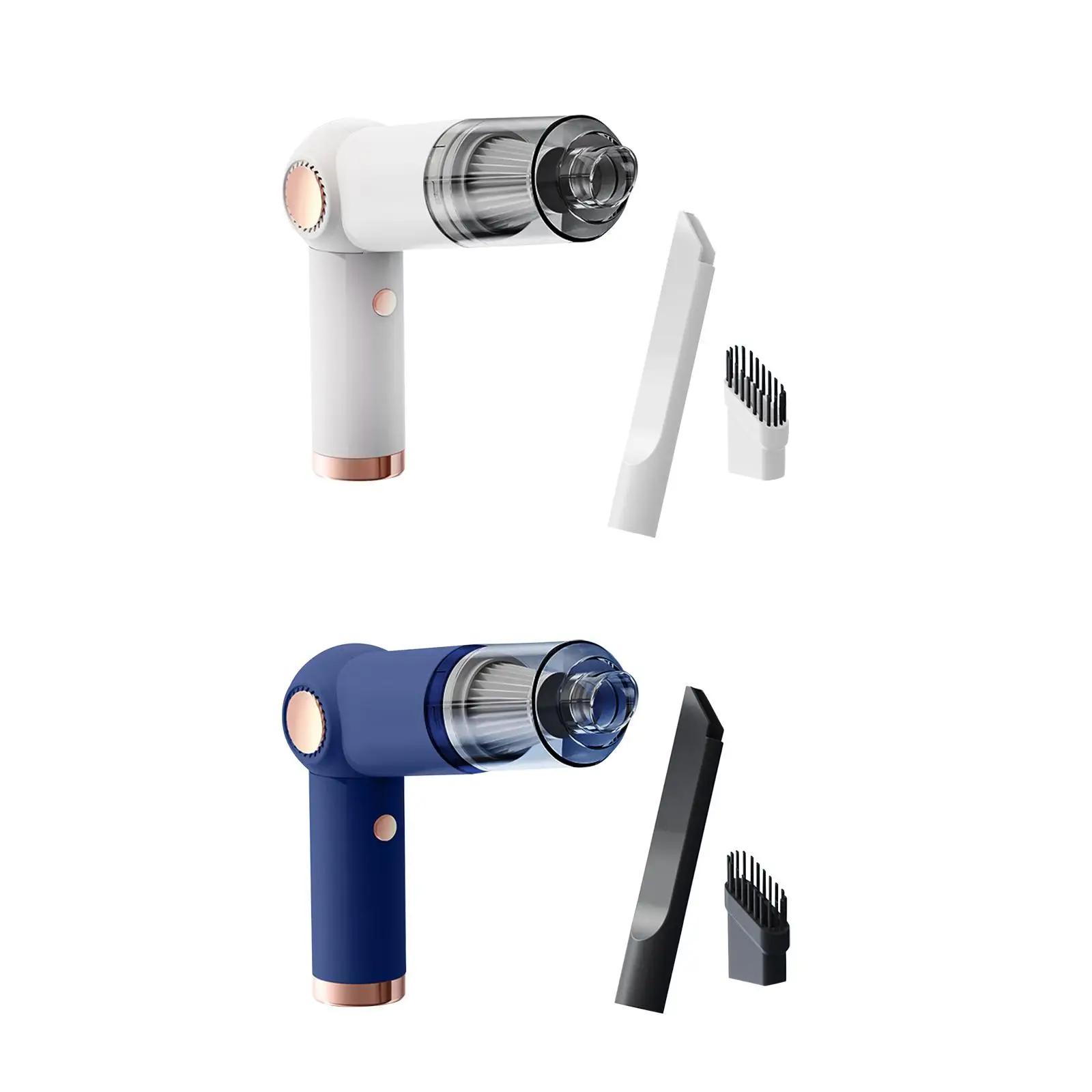 Mini Handheld Car Vacuum Rechargeable Lightweight Easy to Hold High VAC Foldable