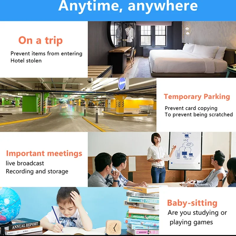 كاميرا واي فاي لاسلكية صغيرة ، كشف الحركة المنزلية السرية ، مسجل فيديو ، مسجل فيديو رقمي ، جهاز مراقبة عن بعد متعدد المستخدمين ، USB ،